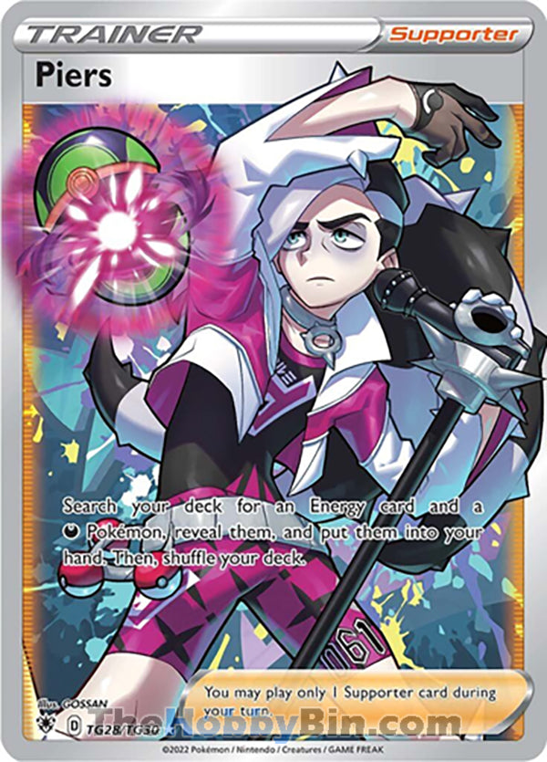 Piers #TG28/TG30 Ultra Rare - Astral Radiance Pokemon card