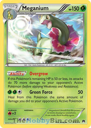 0003 Meganium Holo Rare BREAKpoint