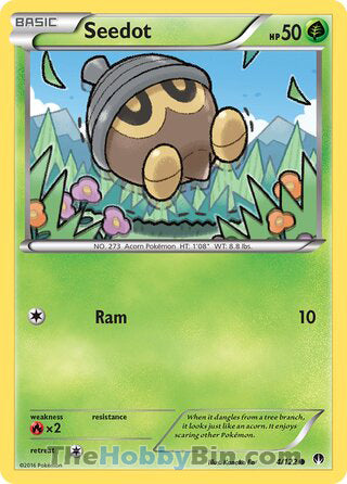 Seedot #4/122 Common - BREAKpoint Pokemon card