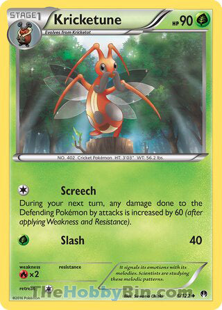 Kricketune #6/122 Uncommon - BREAKpoint Pokemon card