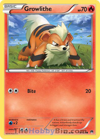 Growlithe BREAKpoint Common #10/122