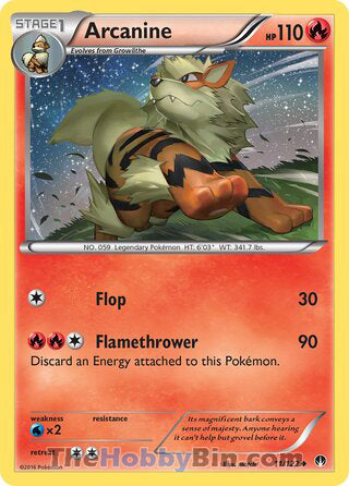 Arcanine #11/122 Uncommon - BREAKpoint Pokemon card