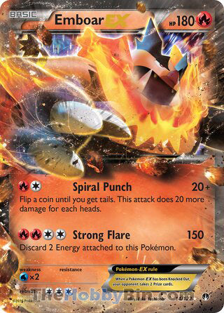 Emboar EX BREAKpoint Ultra Rare #14/122