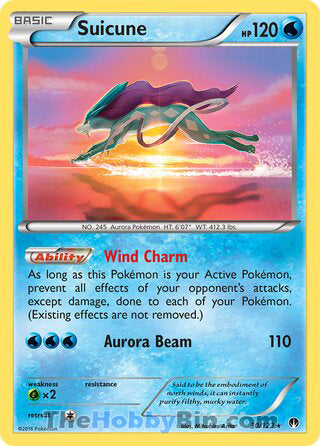 Suicune #30/122 Holo Rare - BREAKpoint Pokemon card