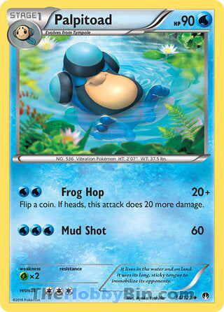 Palpitoad #34/122 Uncommon - BREAKpoint Pokemon card