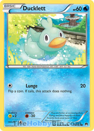 Ducklett #36/122 Common - BREAKpoint Pokemon card