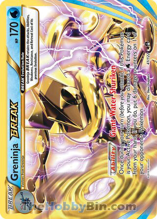 Greninja BREAK BREAKpoint Rare BREAK #41/122