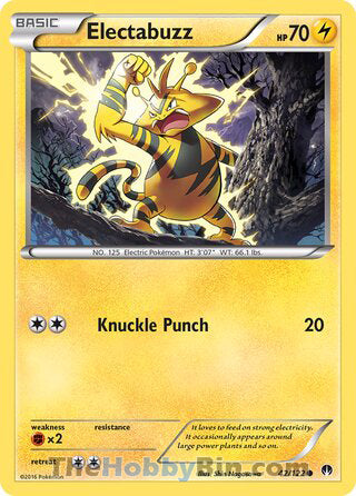 Electabuzz #42/122 Common - BREAKpoint Pokemon card