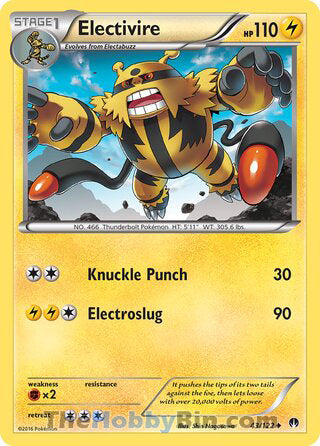 Electivire #43/122 Uncommon - BREAKpoint Pokemon card