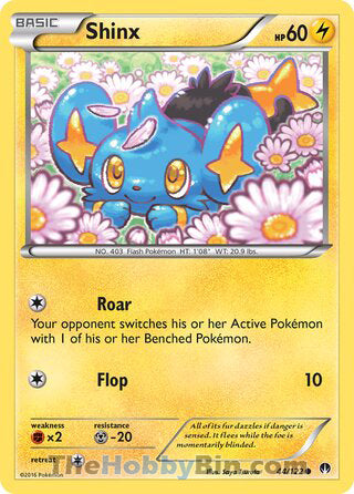 Shinx #44/122 Common - BREAKpoint Pokemon card