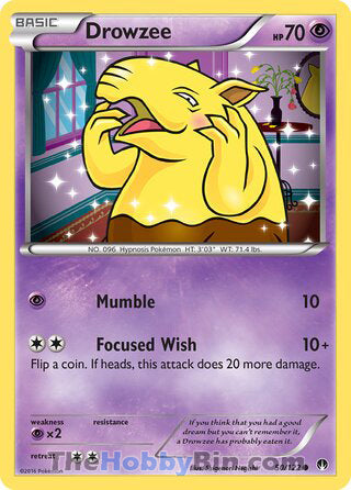 Drowzee #50/122 Common - BREAKpoint Pokemon card