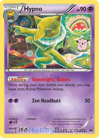 Hypno #51/122 Rare - BREAKpoint Pokemon card