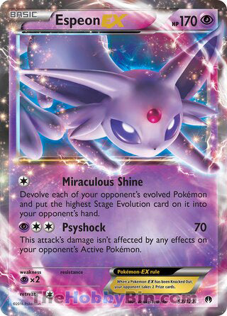 Espeon EX BREAKpoint Ultra Rare #52/122