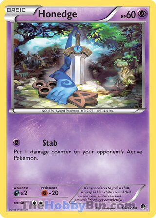 Honedge #60/122 Common - BREAKpoint Pokemon card