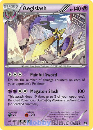 Aegislash BREAKpoint Holo Rare #62/122