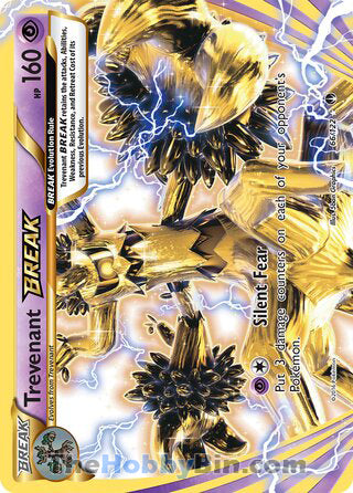 Trevenant BREAK #66/122 Rare BREAK - BREAKpoint Pokemon card