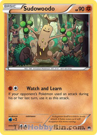 Sudowoodo #67/122 Uncommon - BREAKpoint Pokemon card