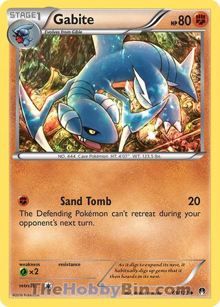Gabite #69/122 Uncommon - BREAKpoint Pokemon card