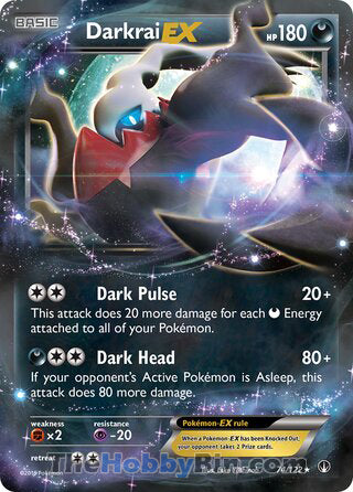 0074 Darkrai EX Ultra Rare BREAKpoint