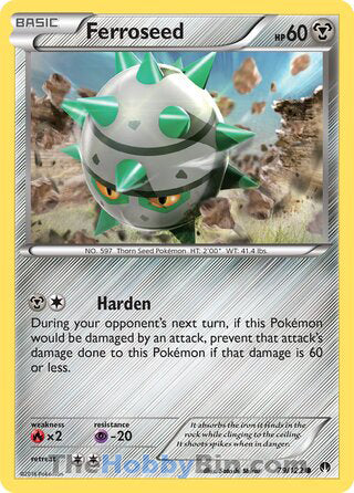 Ferroseed #79/122 Common - BREAKpoint Pokemon card