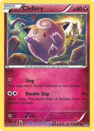 Clefairy #81/122 Common - BREAKpoint Pokemon card