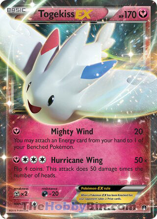 Togekiss EX #83/122 Ultra Rare - BREAKpoint Pokemon card