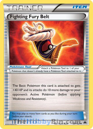Fighting Fury Belt #99/122 Uncommon - BREAKpoint Pokemon card