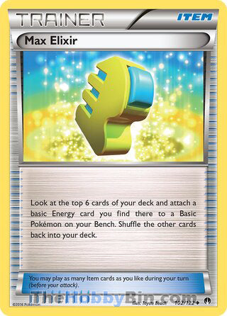 Max Elixir #102/122 Uncommon - BREAKpoint Pokemon card