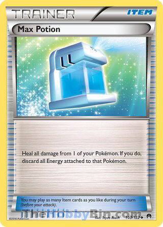 Max Potion #103/122 Uncommon - BREAKpoint Pokemon card