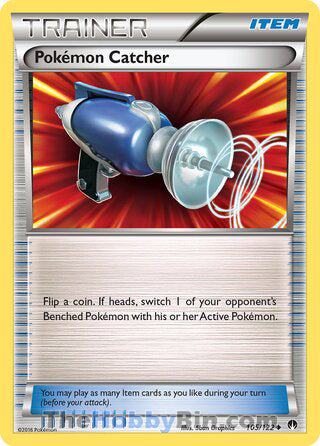 Pokemon Catcher #105/122 Uncommon - BREAKpoint Pokemon card