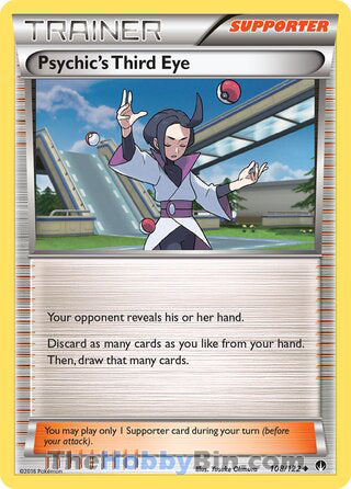 Psychic's Third Eye #108/122 Uncommon - BREAKpoint Pokemon card