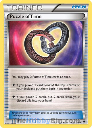 Puzzle of Time #109/122 Uncommon - BREAKpoint Pokemon card