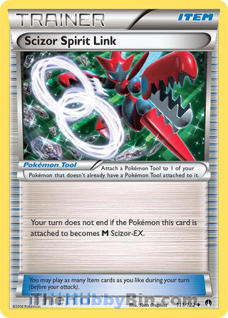 Scizor Spirit Link BREAKpoint Uncommon #111/122