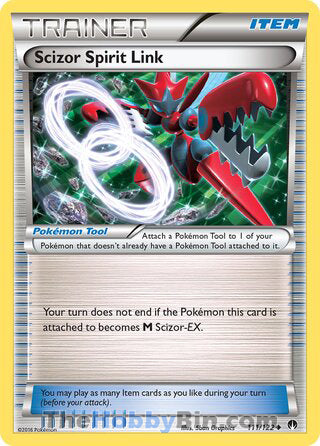 Scizor Spirit Link #111/122 Uncommon - BREAKpoint Pokemon card