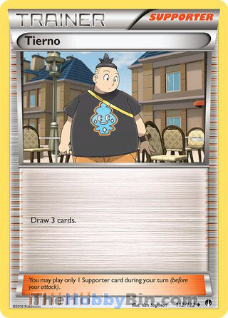 Tierno #112/122 Uncommon - BREAKpoint Pokemon card