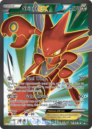 Scizor EX #119/122 Ultra Rare - BREAKpoint Pokemon card
