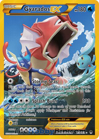Gyarados EX #123/122 Secret Rare - BREAKpoint Pokemon card