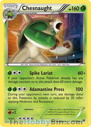 0011 Chesnaught Holo Rare BREAKthrough