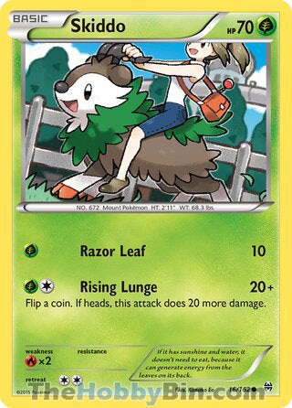 Skiddo #16/162 Common - BREAKthrough Pokemon card