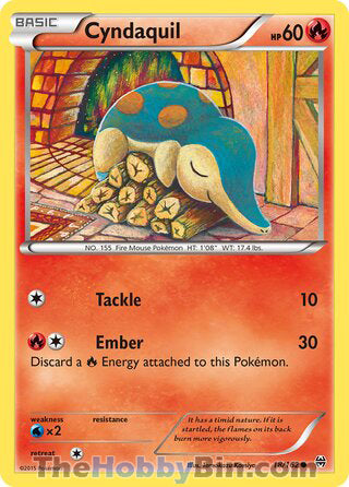 Cyndaquil #18/162 Common - BREAKthrough Pokemon card
