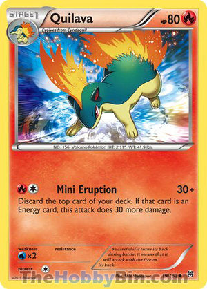 0019 Quilava Uncommon BREAKthrough