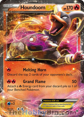 Houndoom EX #21/162 Ultra Rare - BREAKthrough Pokemon card