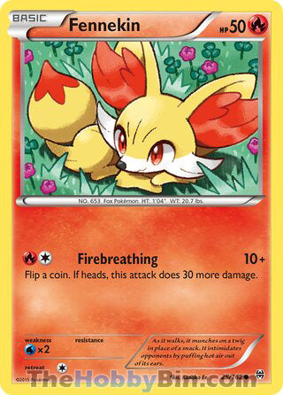 Fennekin #25/162 Common - BREAKthrough Pokemon card
