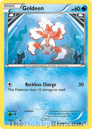 Goldeen #27/162 Common - BREAKthrough Pokemon card