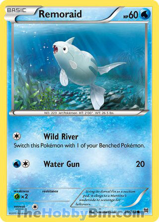 Remoraid #31/162 Common - BREAKthrough Pokemon card