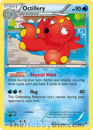 Octillery BREAKthrough Holo Rare #33/162