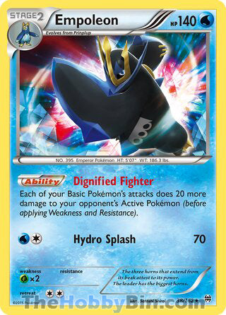0038 Empoleon Holo Rare BREAKthrough