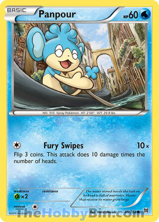 Panpour #41/162 Common - BREAKthrough Pokemon card