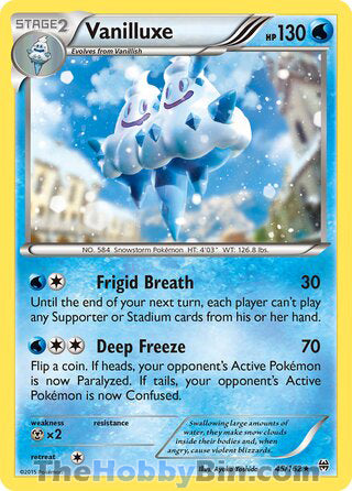 Vanilluxe #45/162 Rare - BREAKthrough Pokemon card