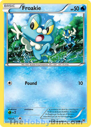 Froakie #46/162 Common - BREAKthrough Pokemon card